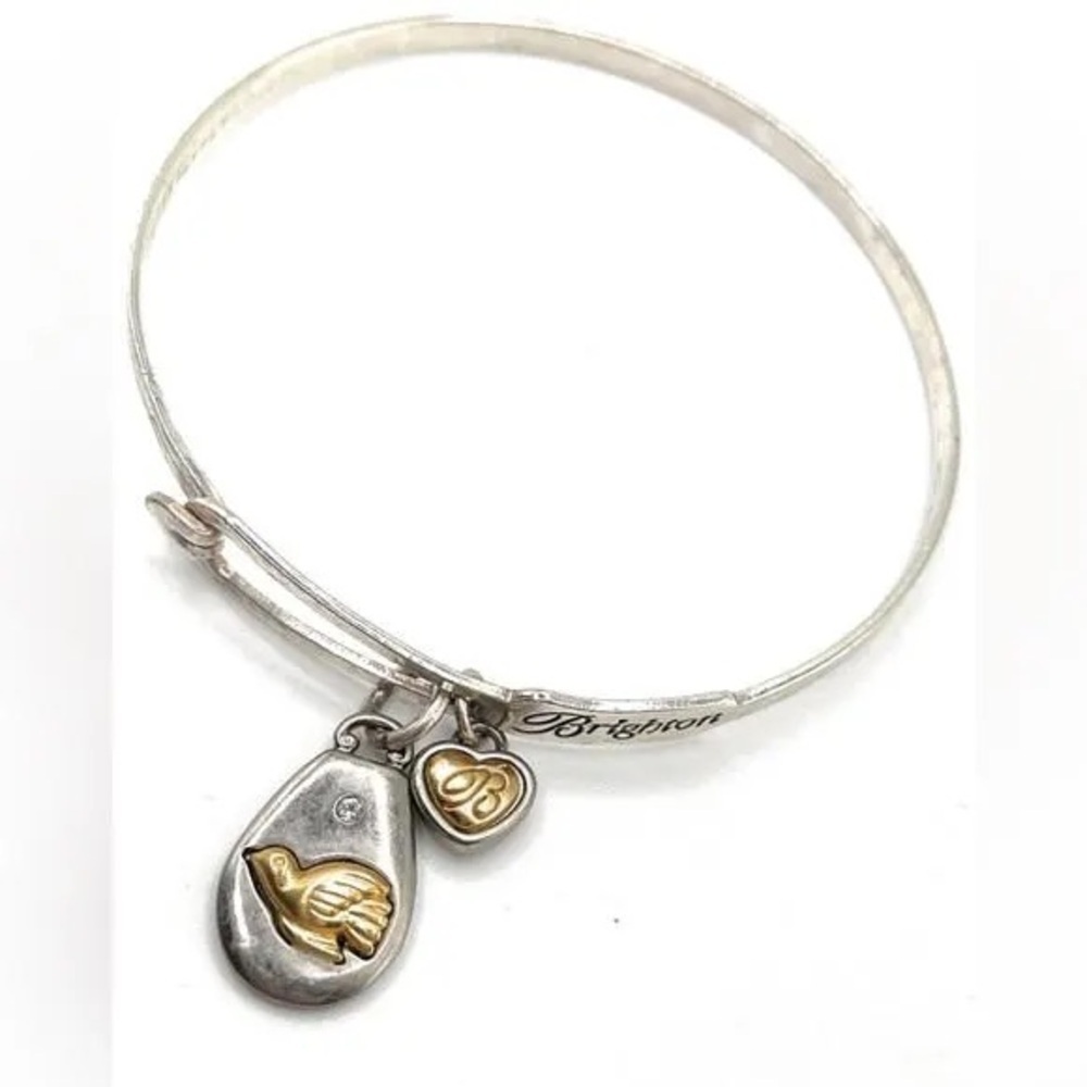 Brighton Silver art and soul   blessings  Bracelet with Swavorski crystal
